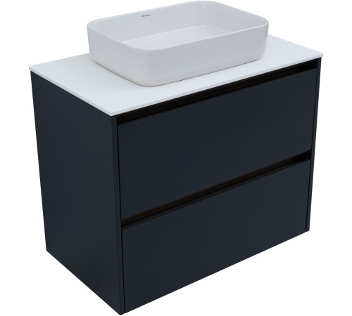 Тумба под раковину Allen Brau Activity 80 1.34012.AM антрацит матовый/олива браш