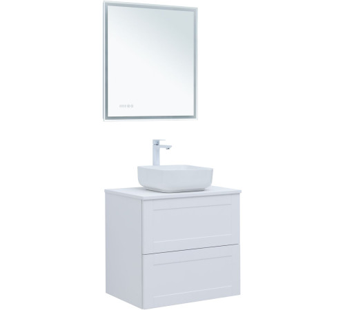 Тумба под раковину Aquanet Терра 70 белый матовый