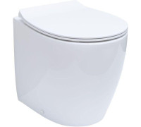 Чаша приставного унитаза Allen Brau Fantasy 4.11007.20 белый глянец