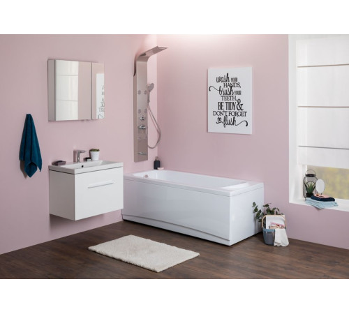 Зеркальный шкаф Aquanet Порто 70 белый