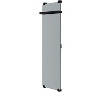 Полотенцесушитель электрический Allen Brau Infinity 140x44 с рейлингом и креплением, черный браш