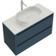 Тумба под раковину Allen Brau Fantasy 100 1.11003.BGM 2.0 синий матовый