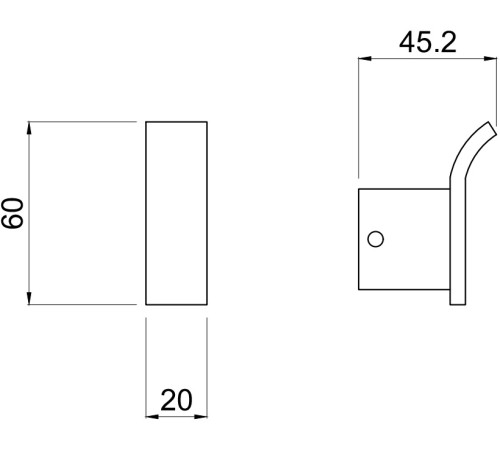 Крючок для полотенец Allen Brau Infinity 6.21001-31 черный матовый