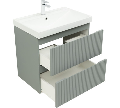 Тумба под раковину Aquanet Джейн (Flat) 70 мисти грин