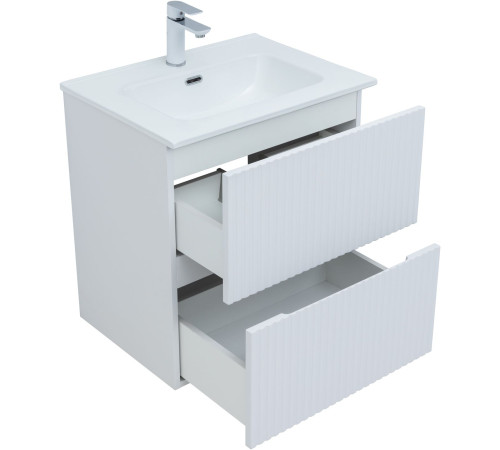 Тумба под раковину Aquanet Джейн 60 белый матовый