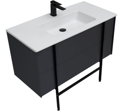 Тумба под раковину Allen Brau Reality 100 1.32007.AM антрацит матовый