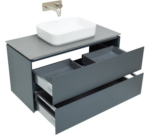 Тумба под раковину Allen Brau Infinity 100 1.21003.AM антрацит матовый
