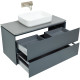 Тумба под раковину Allen Brau Infinity 100 1.21003.AM антрацит матовый