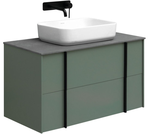Тумба под раковину Allen Brau Reality 90 1.32006.CGM олива матовый