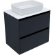 Тумба под раковину Allen Brau Activity 70 1.34003.AM антрацит матовый/черный браш