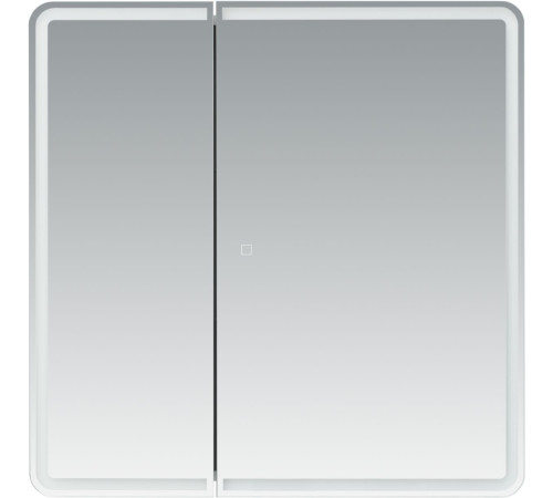 Зеркальный шкаф Aquanet Оптима 70 с LED подсветкой