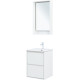 Тумба под раковину Aquanet Милан 50 белый глянец