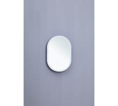 Зеркальный шкаф Aquanet Монте 60 белый, с LED подсветкой