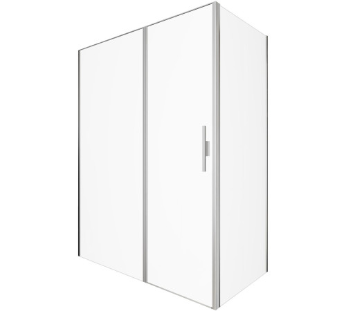 Душевой уголок Allen Brau Priority 160x80 3.31038.BA + 3.31041.BA серебро браш