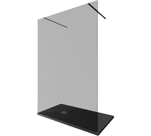 Душевая перегородка Allen Brau Infinity 2 140 3.21050.BA.T серебро браш