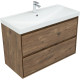Тумба под раковину Aquanet Милан 100 дуб рустикальный