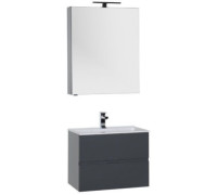 Мебель для ванной Aquanet Алвита 70 серый антрацит