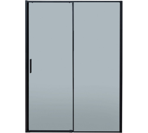 Душевая дверь Aquanet Pleasure Evo 140 AE65-N140-BT профиль черный, прозрачное стекло