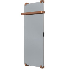 Полотенцесушитель электрический Allen Brau Infinity 100x44 с рейлингом и креплением, медь браш