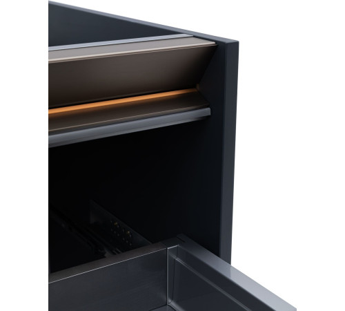 Тумба под раковину Allen Brau Activity 100 1.34014.AM антрацит матовый/олива браш