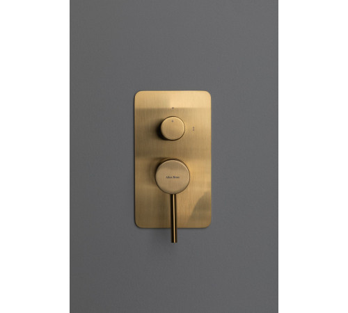 Смеситель для ванны Allen Brau Priority 5.31011-GB (с внутренней частью, 2 выхода) золото