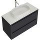 Тумба под раковину Allen Brau Fantasy 100 1.11003.AM 2.0 антрацит матовый