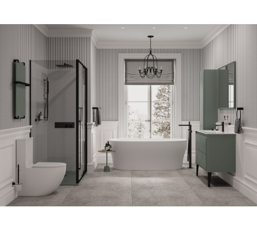 Тумба под раковину Allen Brau Paris 100 1.360002.BGM синий матовый