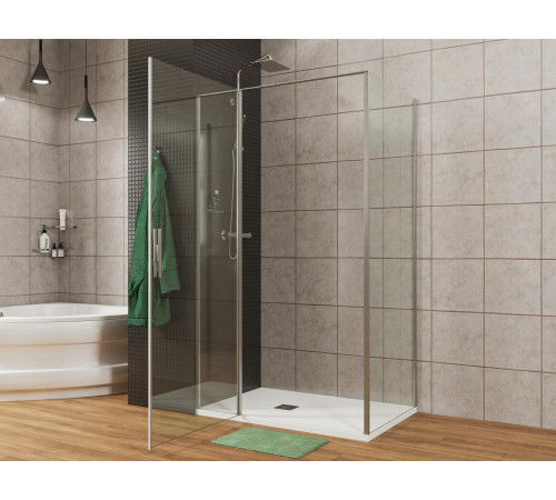 Душевой уголок Allen Brau Priority 100x80 3.31028.00 + 3.31040.00 хром