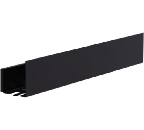 Полка Aquanet Магнум 70x12 черная матовая, с крючками