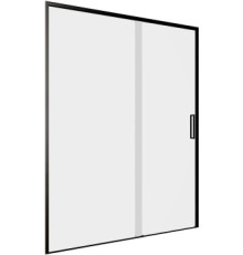 Душевая дверь Aquanet Pleasure Evo 140 AE65-N140-BT профиль черный, прозрачное стекло