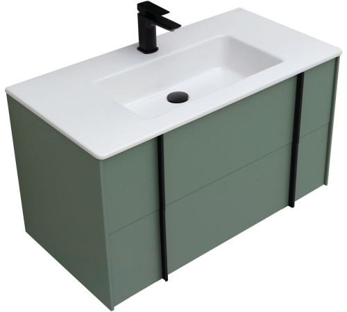 Тумба под раковину Allen Brau Reality 90 1.32006.CGM олива матовый