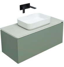 Тумба под раковину Allen Brau Infinity 100 1.21004.CGM олива матовый