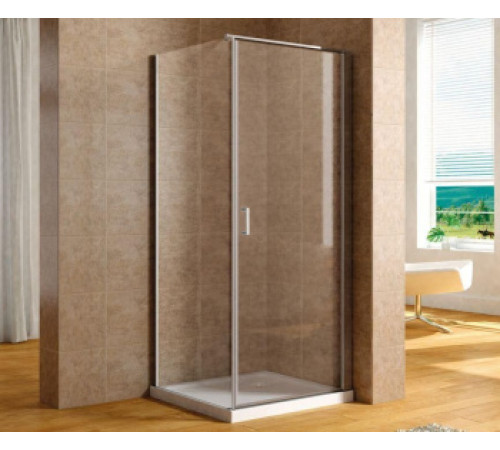 Душевой уголок Aquanet Cinetic 80х90,прозрачное стекло (AE12-N-80H190U-CT + AE12-F-90H190U-CT)