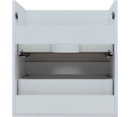 Тумба под раковину Aquanet Практика 60 белый матовый (2 ящика)