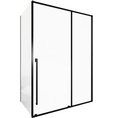 Душевой уголок Allen Brau Fantasy 150x100 3.11009.31 + 3.11014.31 черный матовый