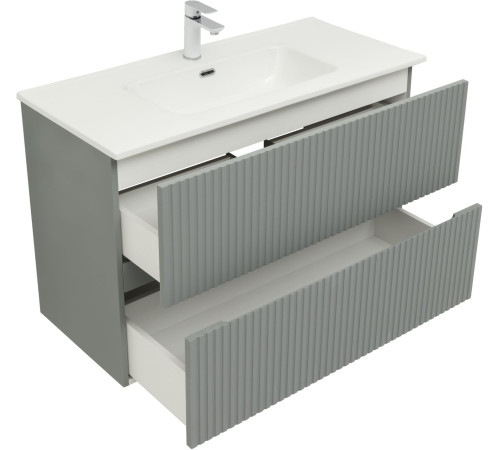 Тумба под раковину Aquanet Джейн 100 мисти грин