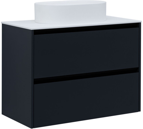 Тумба под раковину Allen Brau Activity 90 1.34005.AM антрацит матовый/черный браш