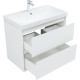 Тумба под раковину Aquanet Милан 80 белый глянец