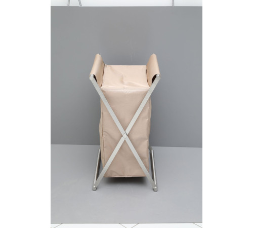 Корзина для белья Allen Brau Priority сталь/бежевый