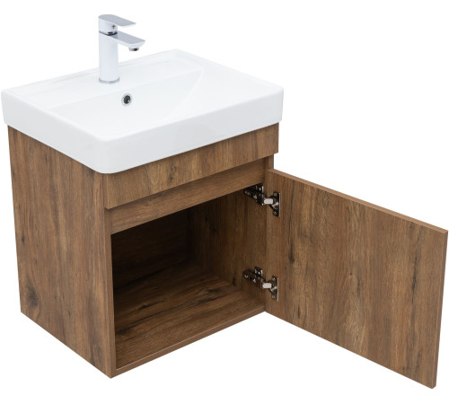 Тумба под раковину Aquanet Оптима 50 дуб рустикальный