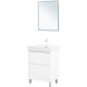 Тумба под раковину Aquanet Nova Lite 2.0 60 напольная, белый глянец