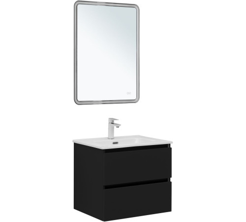 Тумба под раковину Aquanet Вега 2.0 60 черный