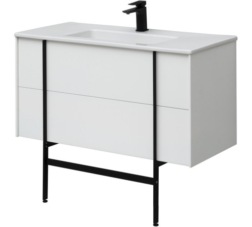Тумба под раковину Allen Brau Reality 100 1.32007.WM белый матовый