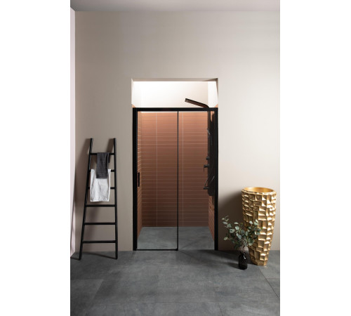 Душевая дверь Aquanet Pleasure AE60-N-150H200U-BT 150, прозрачное стекло