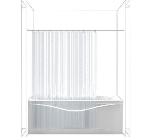 Карниз для ванны Aquanet прямой 170