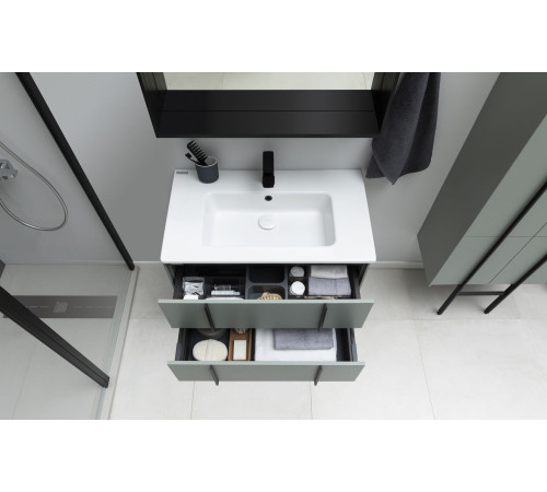 Тумба под раковину Allen Brau Reality 80 1.32005.CGM олива матовый