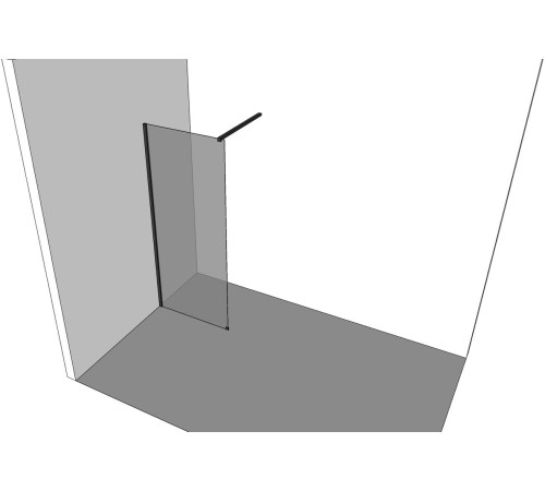 Душевая перегородка Allen Brau Infinity 1 80 3.21005.60 медь браш