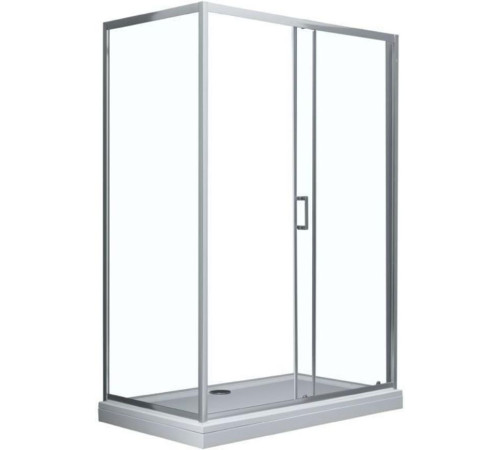 Душевая дверь Aquanet SD-1400A 140, прозрачное стекло