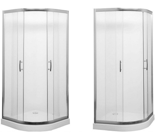 Душевой уголок Aquanet Alfa NAA2142 100x100, R550, прозрачное стекло