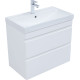 Тумба под раковину Aquanet Слим 70 белый сатин